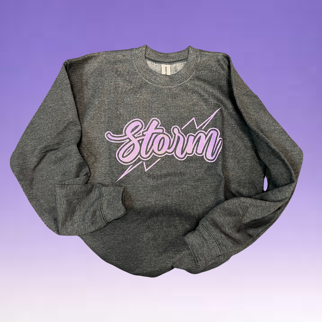 Crewneck Sweatshirt - Glitter Storm SALE