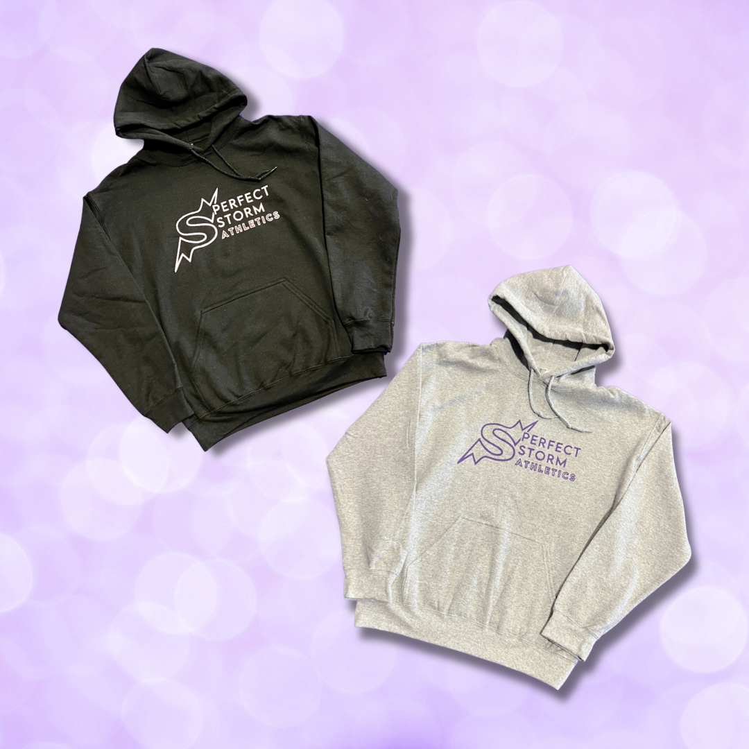 Hoodie - "S" Logo - Grey or Black
