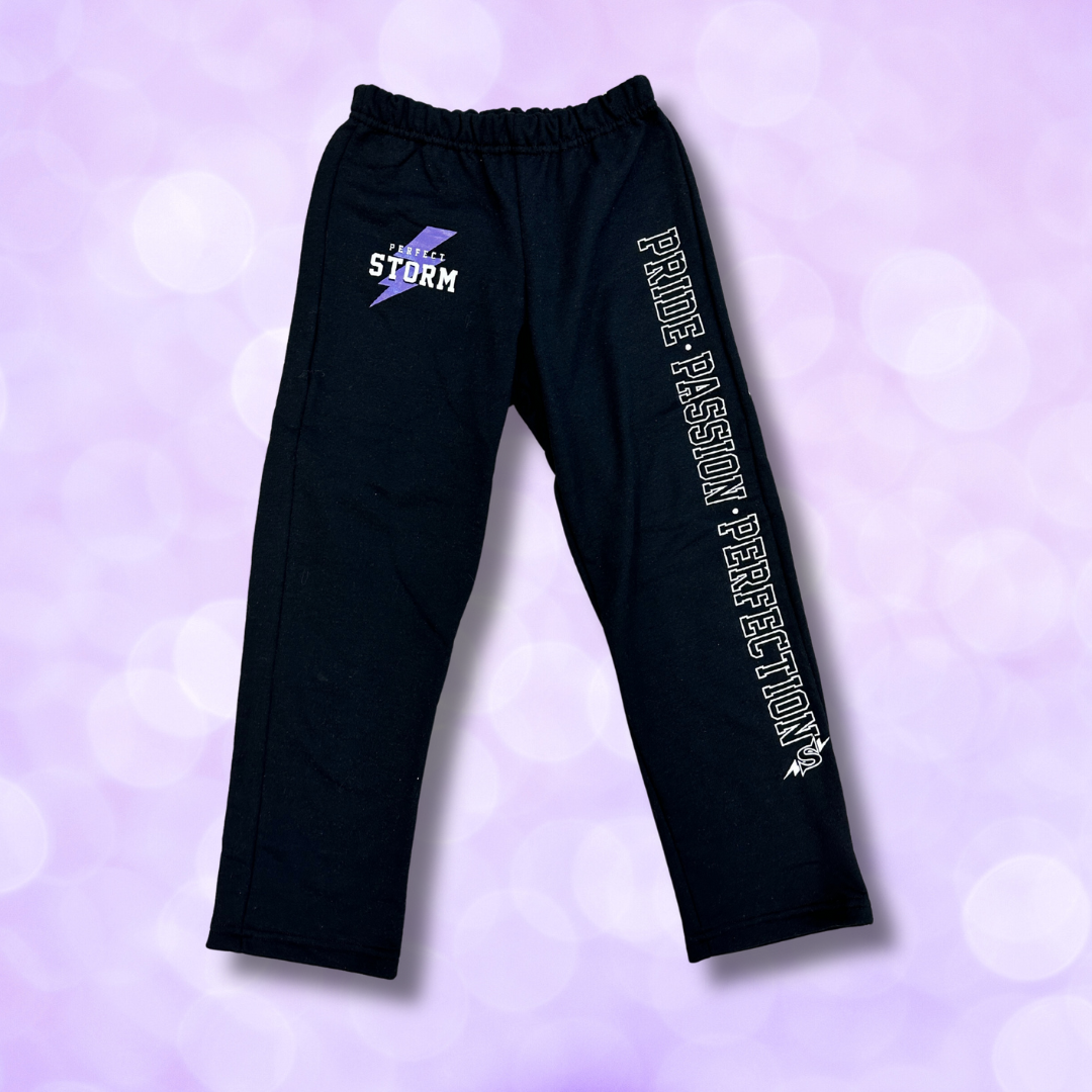 Sweat Pants - Straight Leg - Pride, Passion, Perfection - Grey or Black NEW