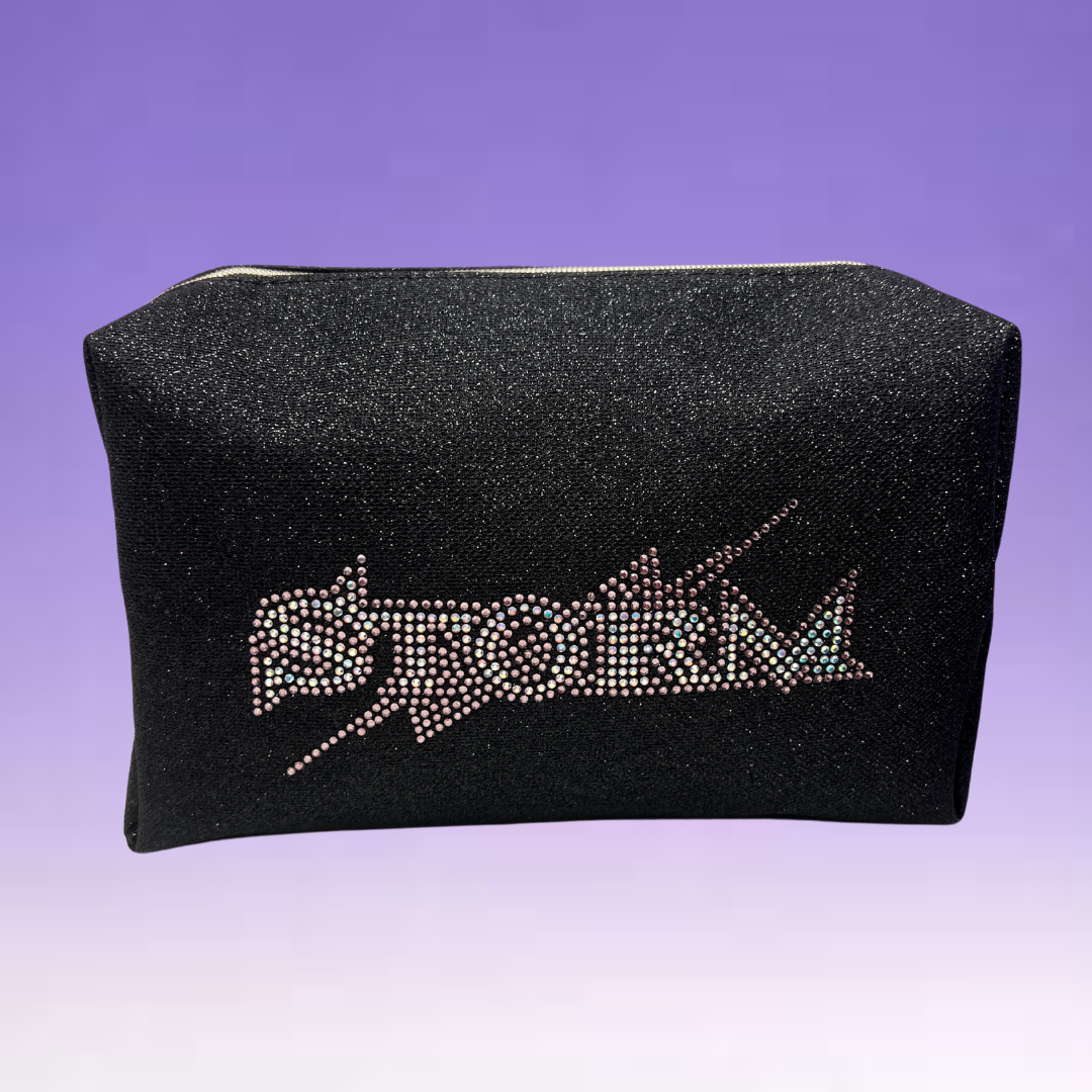 Makeup Bag - Glitter Rhinestone Storm