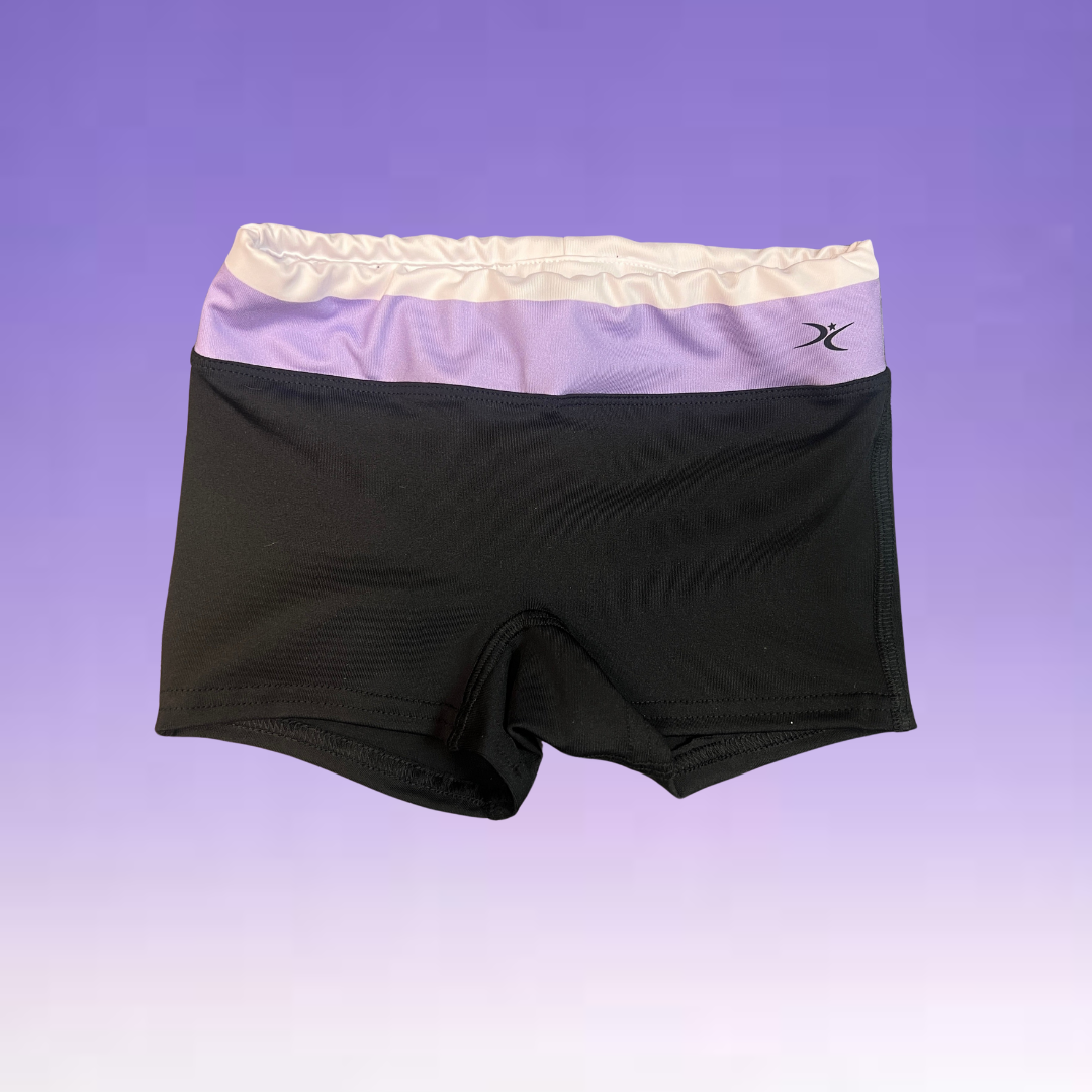 Shorts - Pro Cheer Lavender & White Waist SALE!