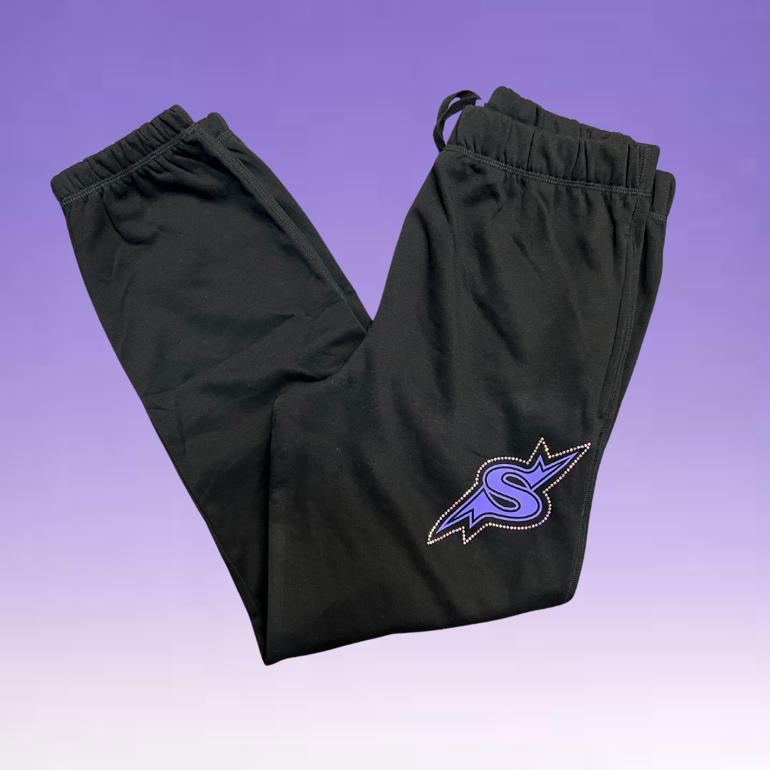 Sweat Pants - Rhinestone S Logo