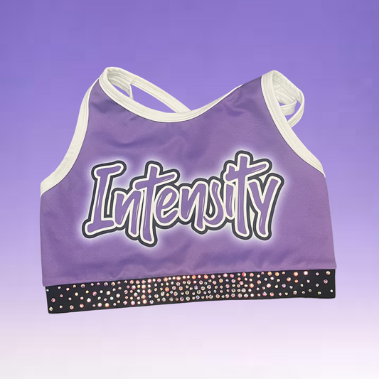 Sports Bra - Rhinestone Intensity - LAST ONE Adult XS