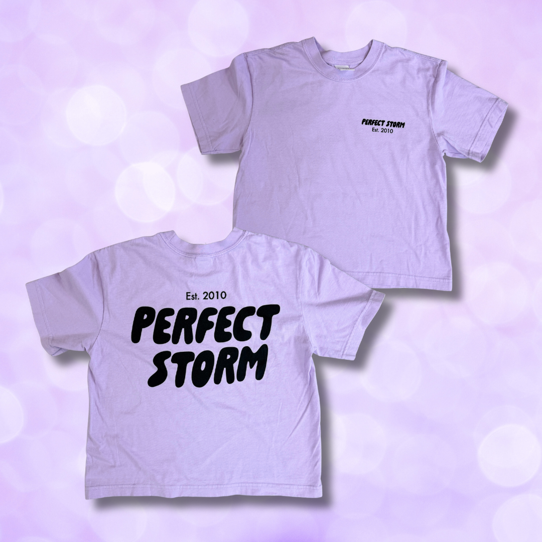 T-Shirt - Puff Print Font (Women's Crop) NEW