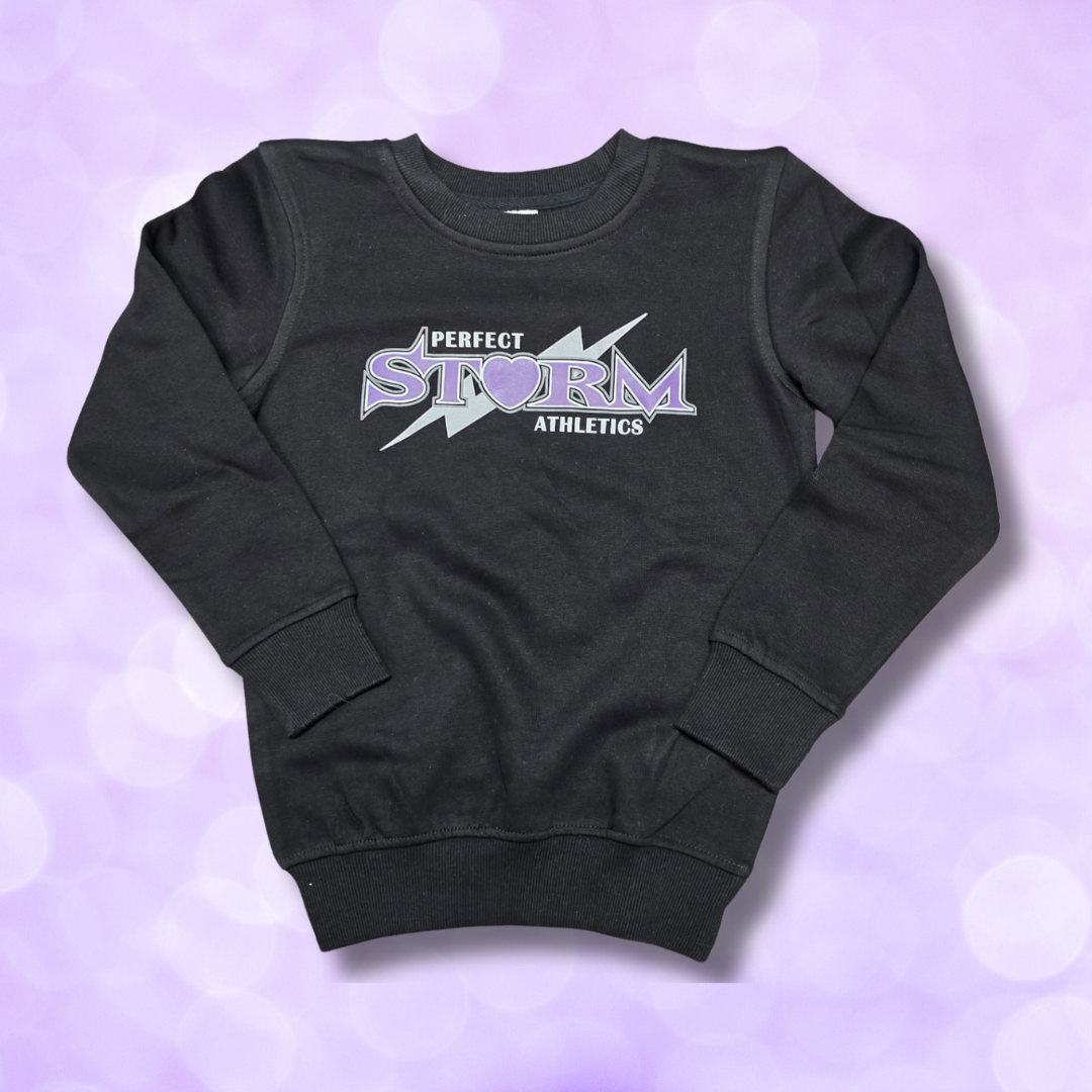 Crewneck Sweatshirt - Love Storm (Heart 'O') - NEW