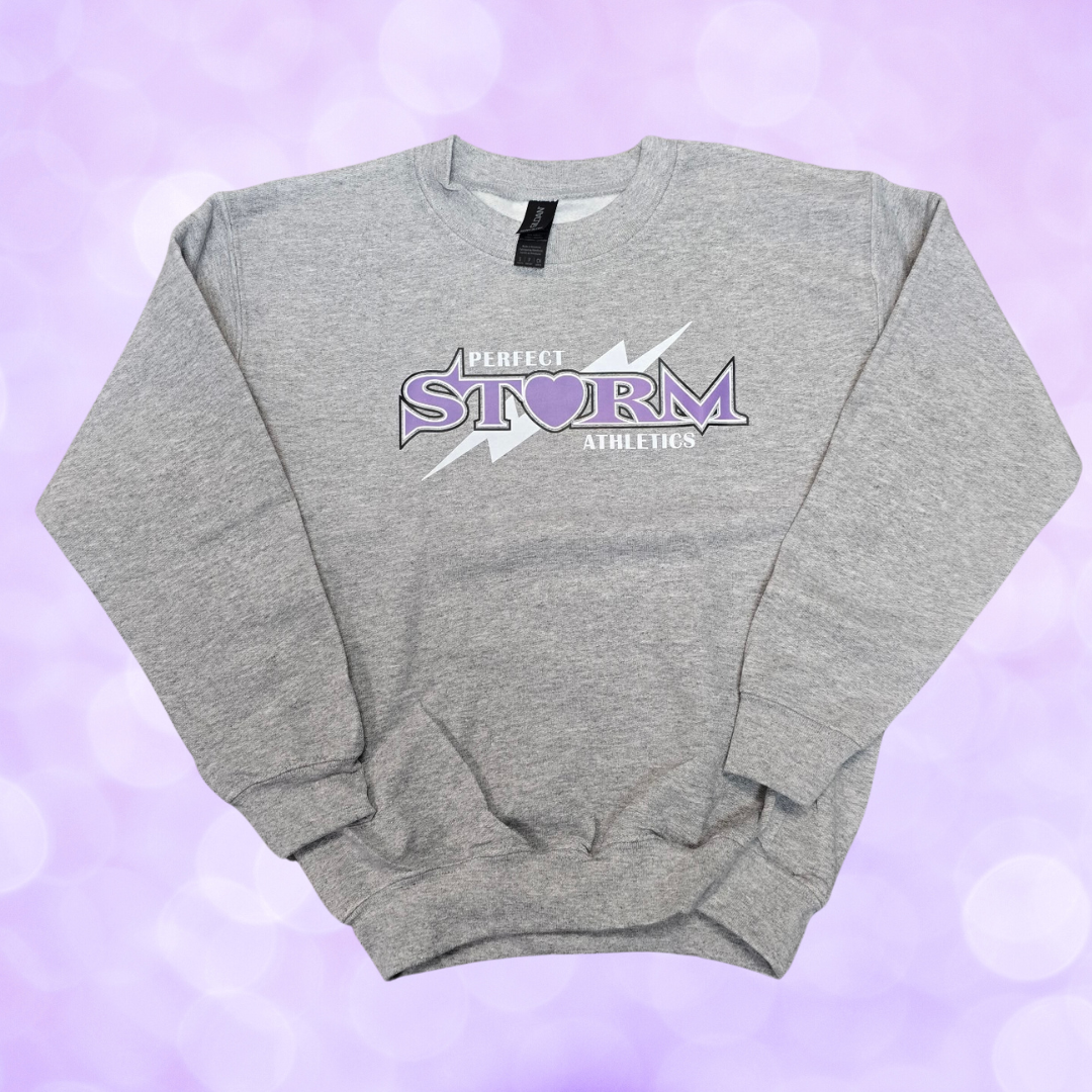 Crewneck Sweatshirt - Love Storm (Heart 'O') - NEW