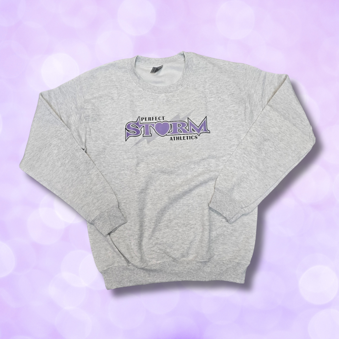 Crewneck Sweatshirt - Love Storm (Heart 'O') - NEW