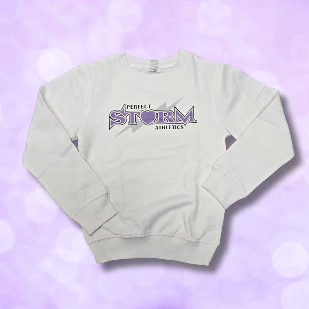 Crewneck Sweatshirt - Love Storm (Heart 'O') - NEW