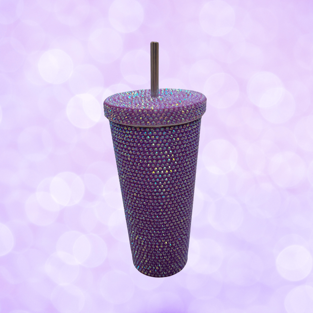Water Bottle - Bedazzled Stainless Steel Tumbler