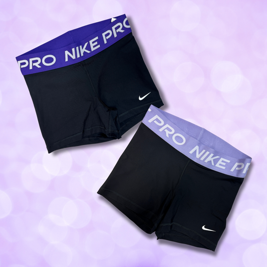 Shorts - Nike Pro - Purple/Lavender Band
