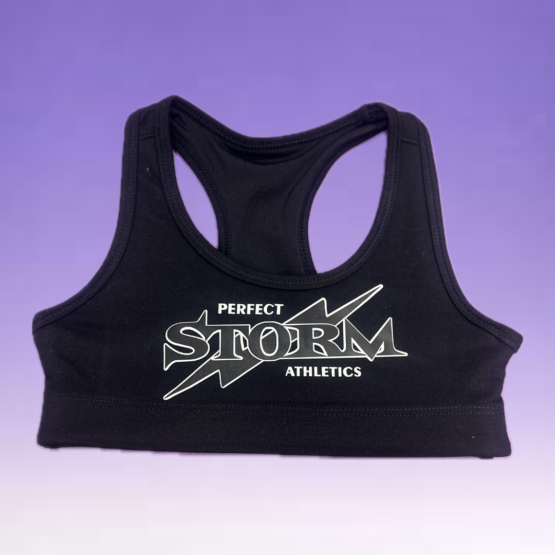 Sports Bra - Black Racerback SALE $19 - Youth Sizes