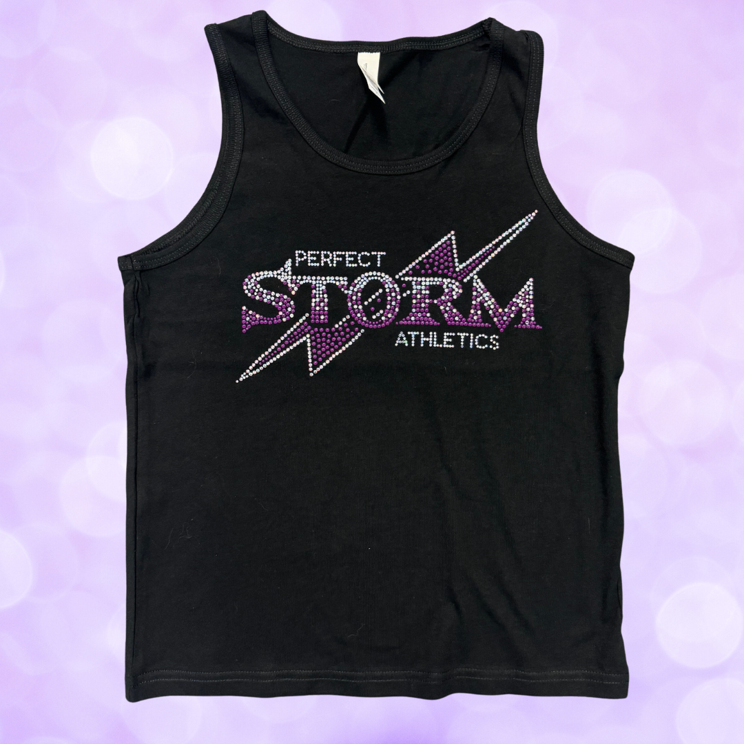 Tank Top - Rhinestone Logo