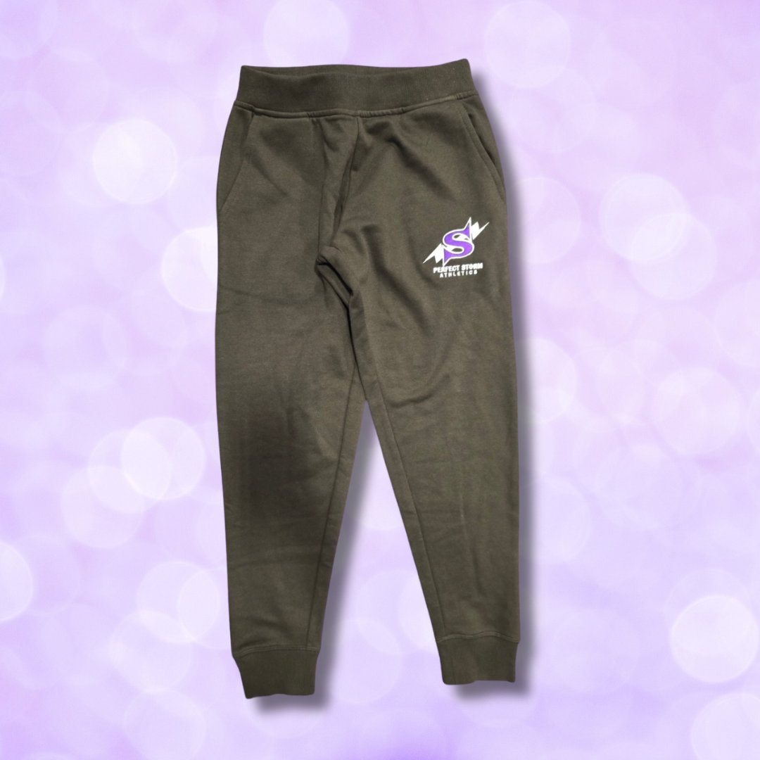 Sweat Pants - Black - Embroidered "s" Logo SALE