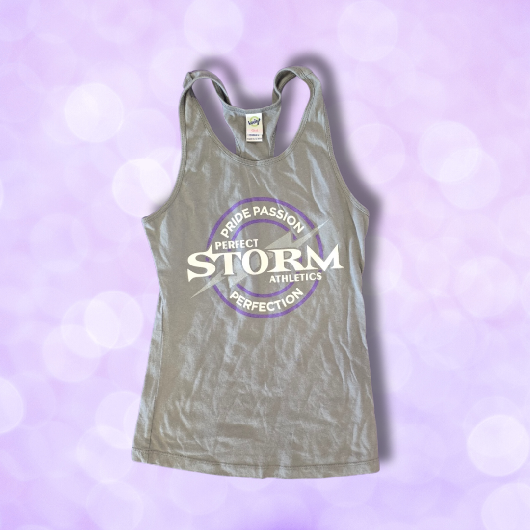 Tank Top - Grey Racerback - Circle Logo YOUTH SIZES - SALE