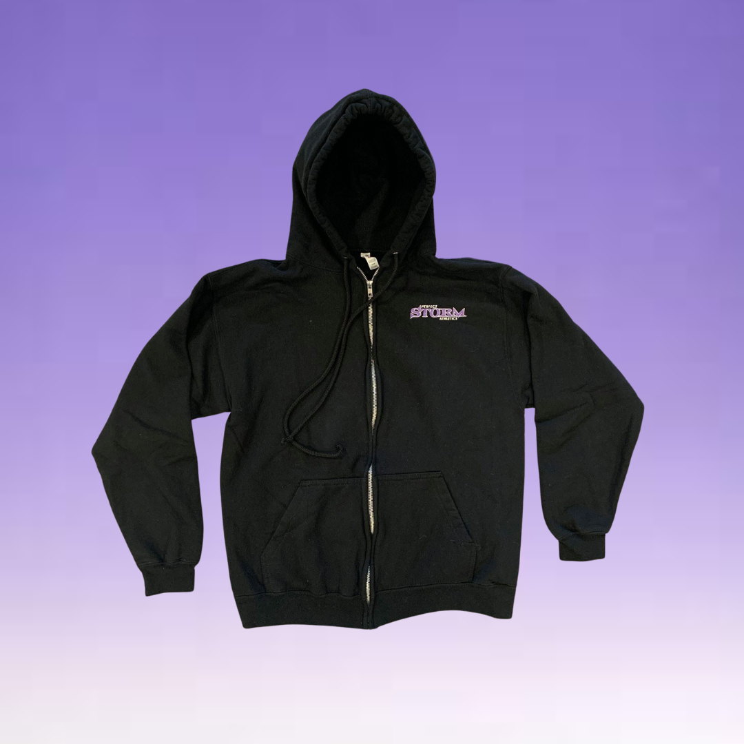 Zip Hoodie - Black