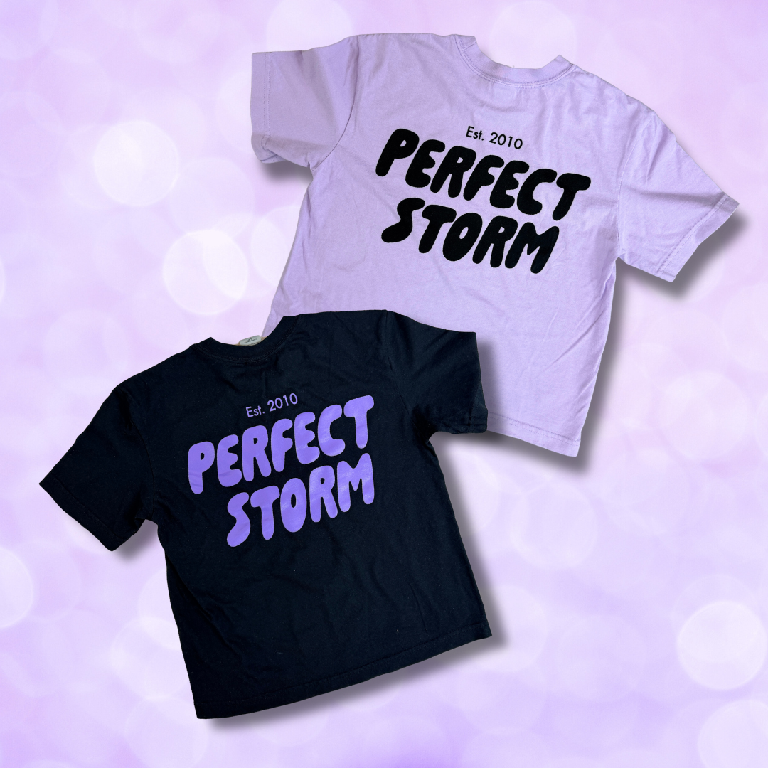 T-Shirt - Puff Print Font (Women's Crop) NEW
