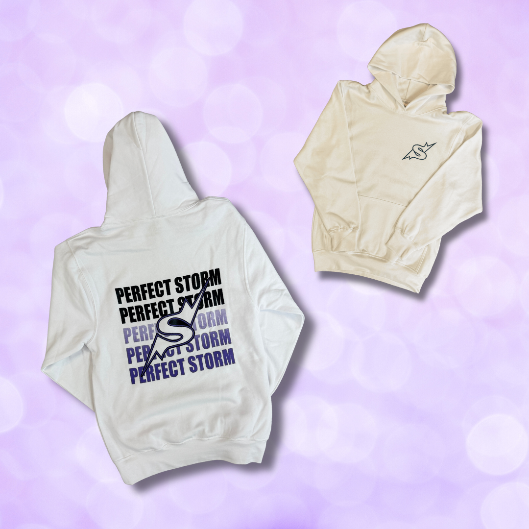 Hoodie - Ombre Perfect Storm Repeat (Black, White, Purple, Grey) NEW