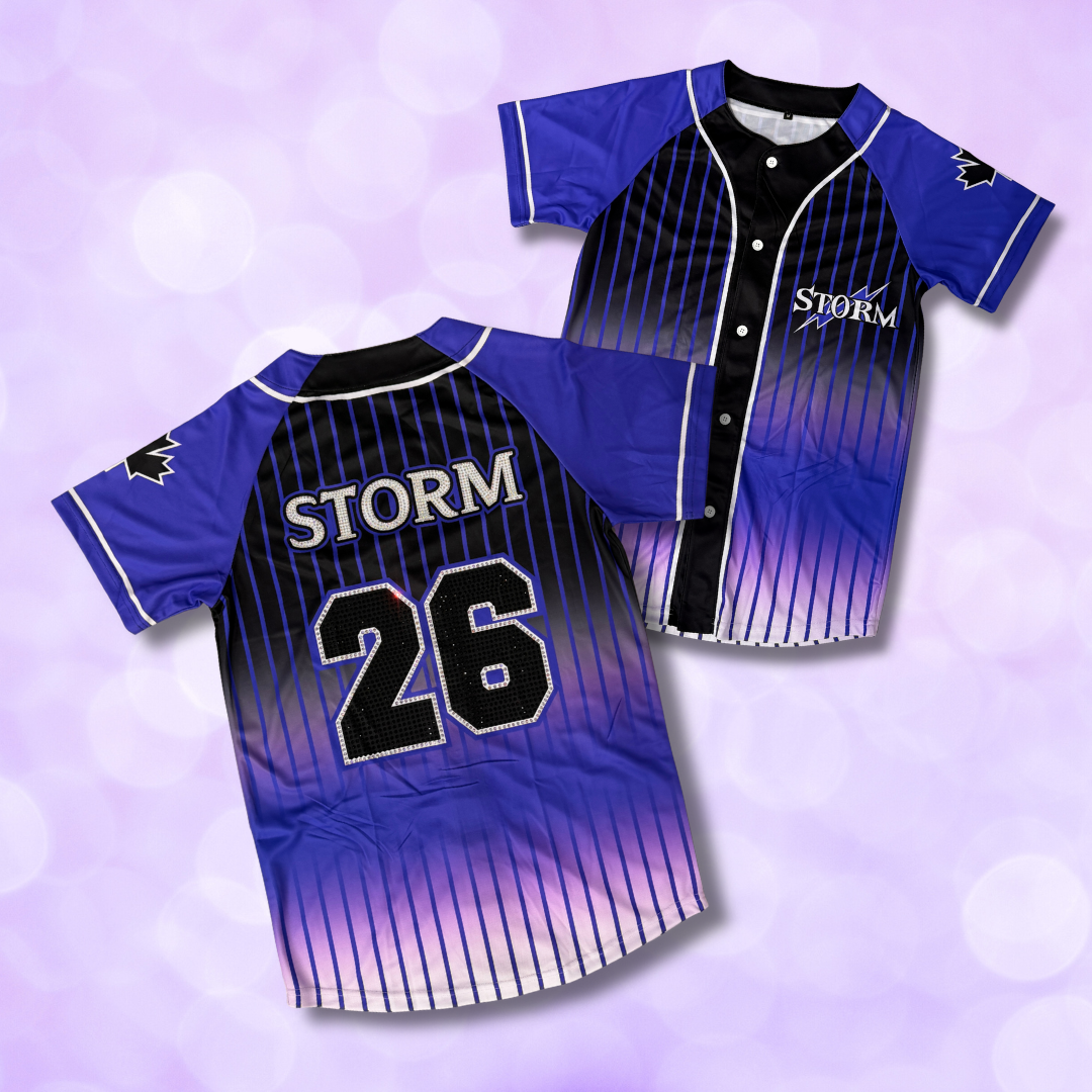 Jersey - Storm Pinstripe '26 (Storm & Intensity on Back)