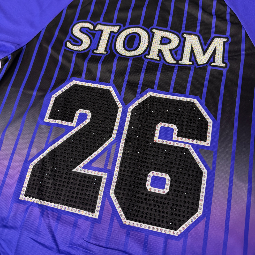 Jersey - Storm Pinstripe '26 (Storm & Intensity on Back)