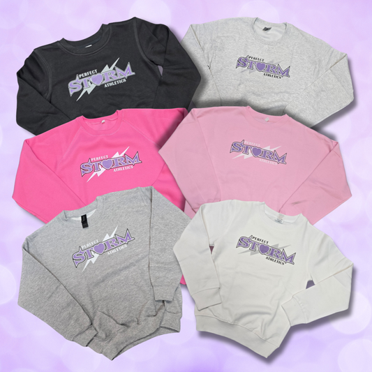 Crewneck Sweatshirt - Love Storm (Heart 'O') - NEW