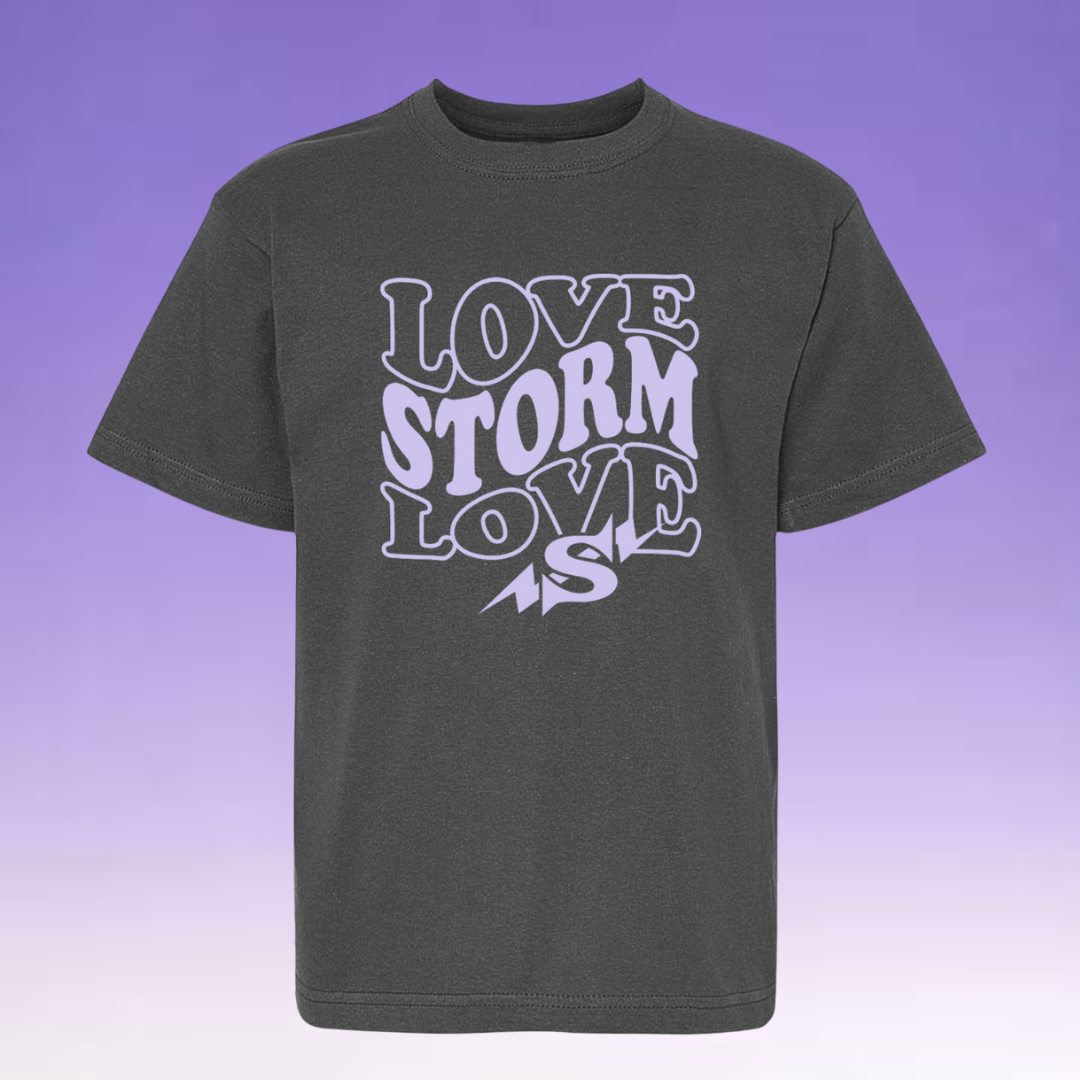 Love Storm T-Shirt - Black