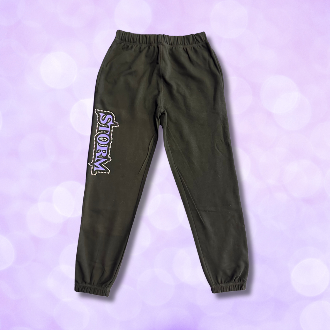 Sweat Pants - Rhinestone Full Logo