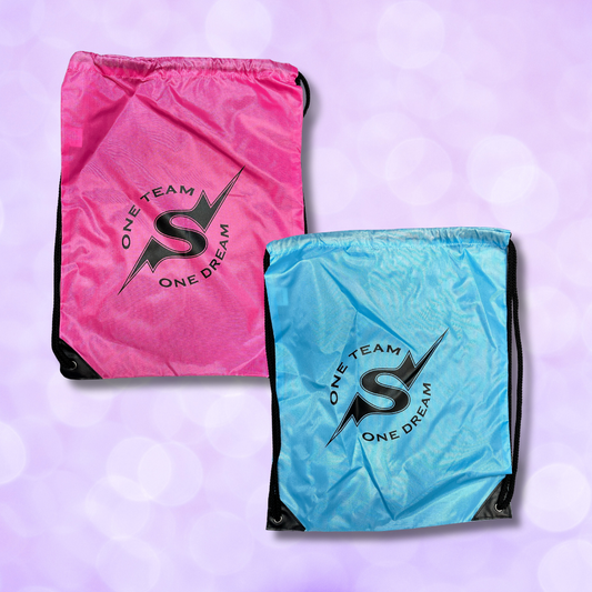 Drawstring Bag - Pink or Blue NEW