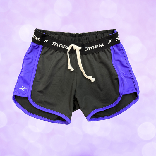 Shorts - Retro Shorts - Vibrant Purple