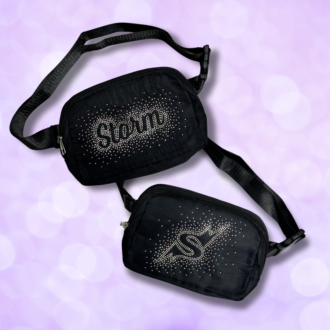Crossbody Belt Bag - STORM Rhinestones