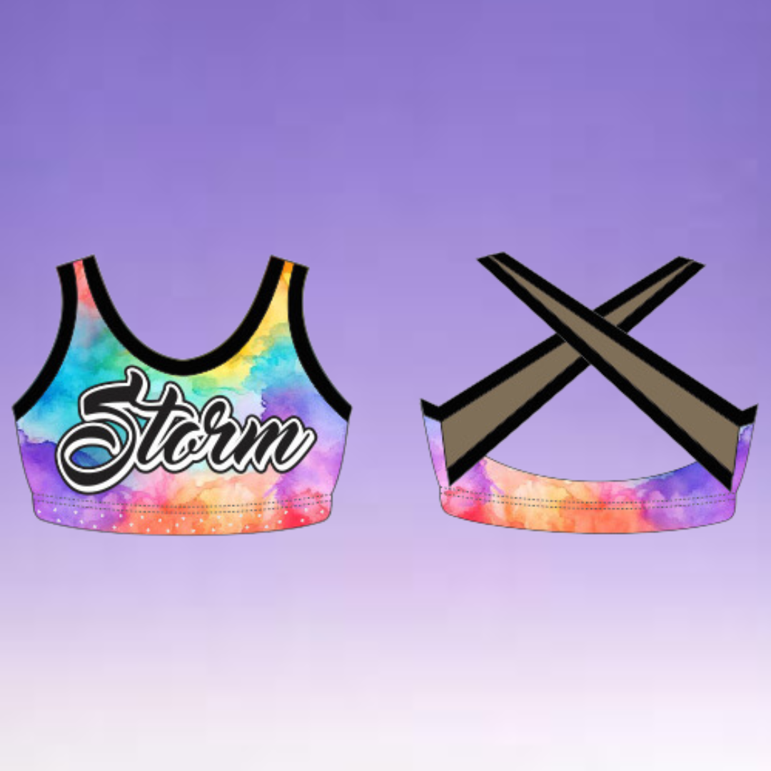 Sports Bra & Shorts - Rainbow *NEW*