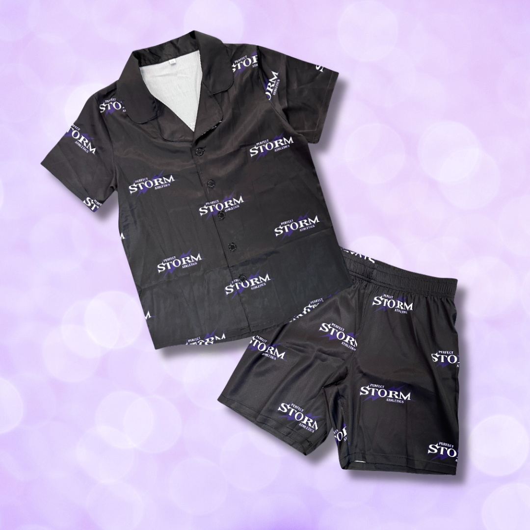 PJs - Storm Silk Button Up Set   SALE!