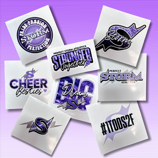 $2 Large Stickers - 8 different