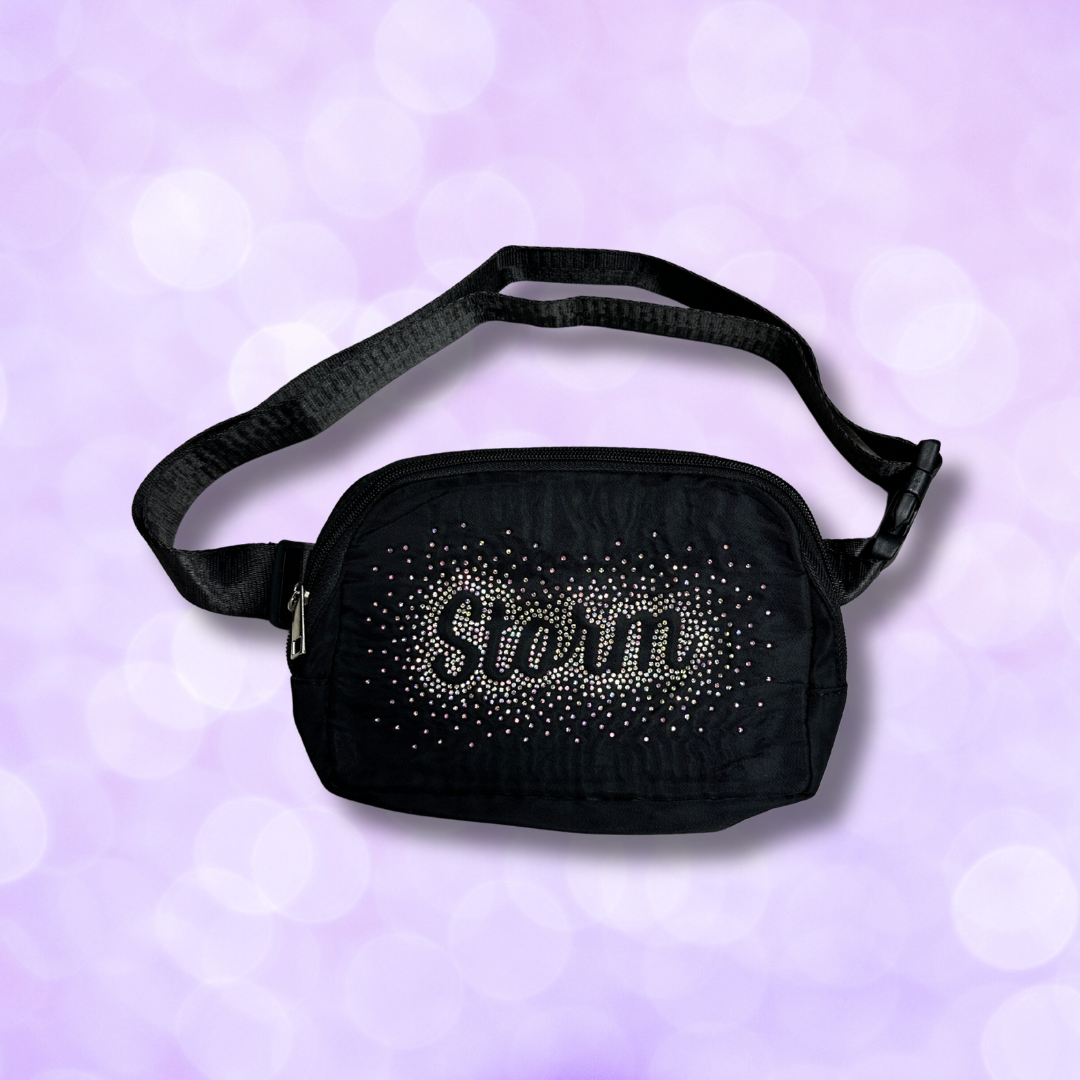 Crossbody Belt Bag - STORM Rhinestones