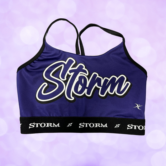 Sports Bra - Purple  - Classic Logo