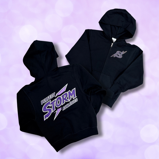 Zip Hoodie - Perfect Storm Logo/Rhinestone 'S' NEW