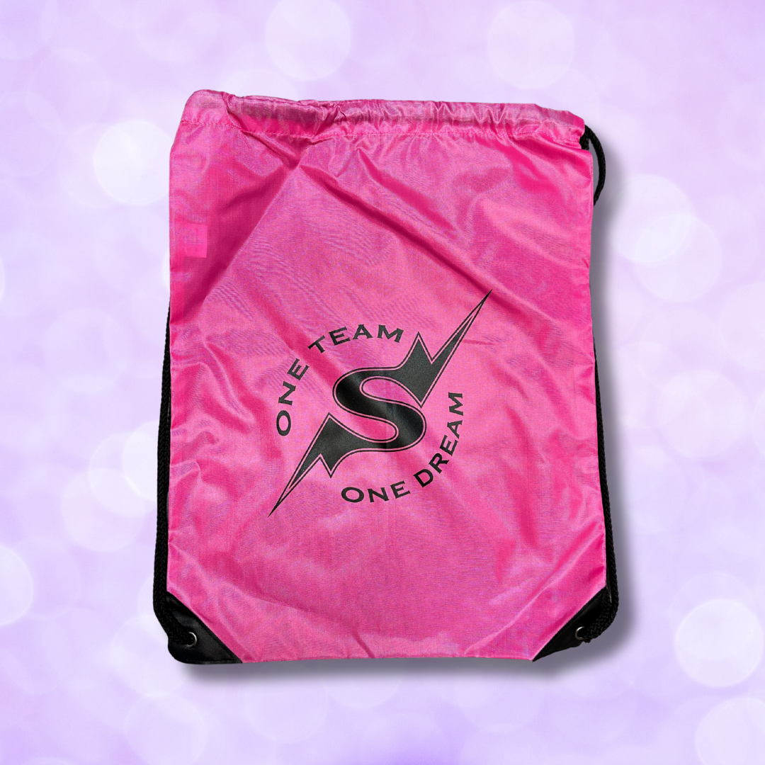 Drawstring Bag - Pink or Blue NEW