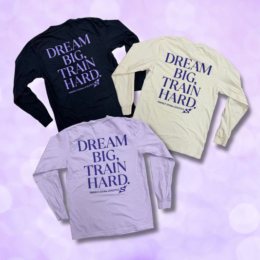 T-Shirt - Long Sleeves (Cream, Purple, Black) NEW