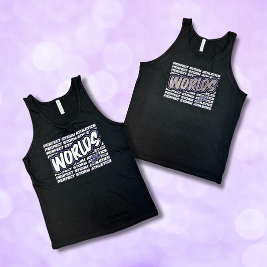Tank Top - Worlds (Rhinestones & Without Rhinestones)