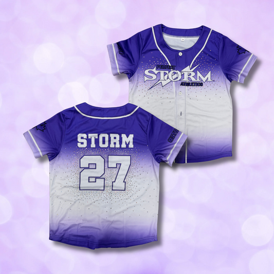 Jersey - Purple/White #27 Storm on back NEW