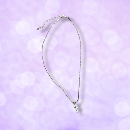 Lightning Bolt Necklace - Silver NEW