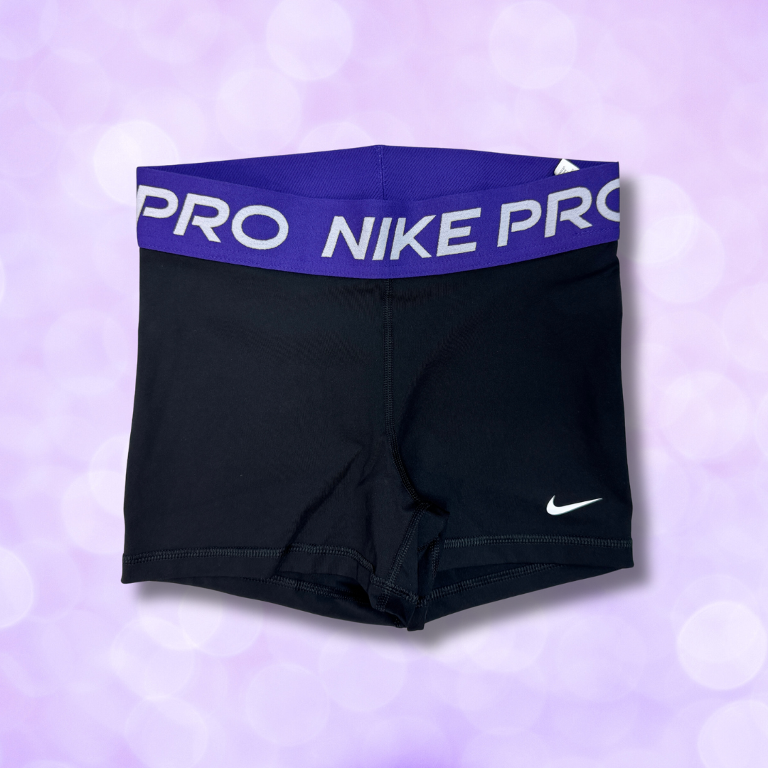 Shorts - Nike Pro - Purple/Lavender Band