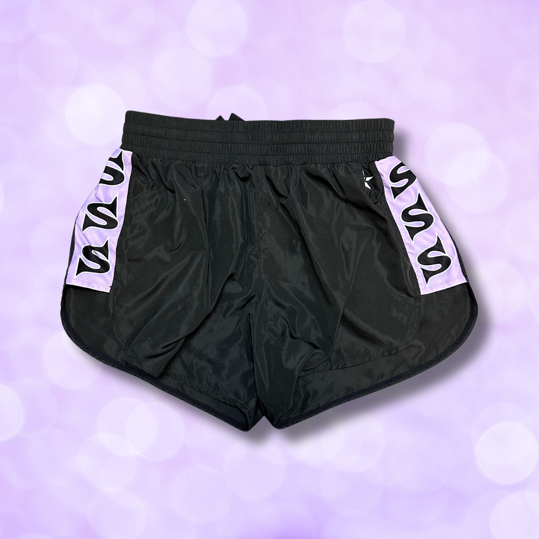 Loose w lavender Rebel Practice Shorts - LAST ONE