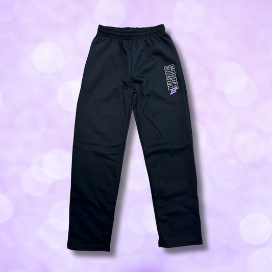 Sweat Pants - Straight Leg - Storm Block Letters NEW