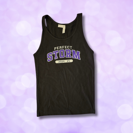 Tank Top - Black - OPEN Practice Tank Varsity Block Letter