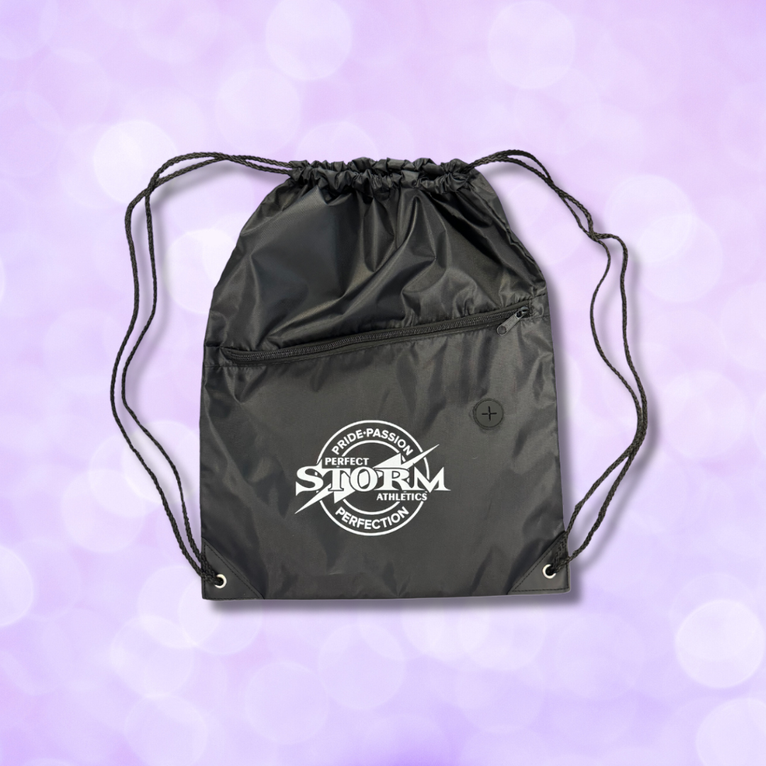 Drawstring Bag - Black or Purple