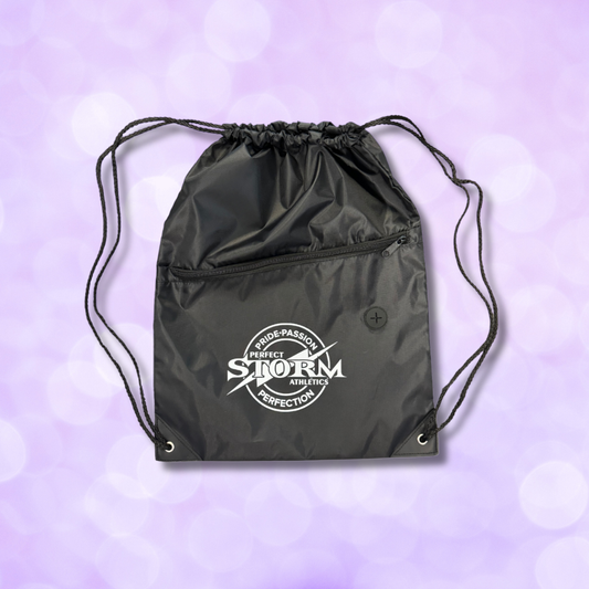 Drawstring Bag - Black or Purple
